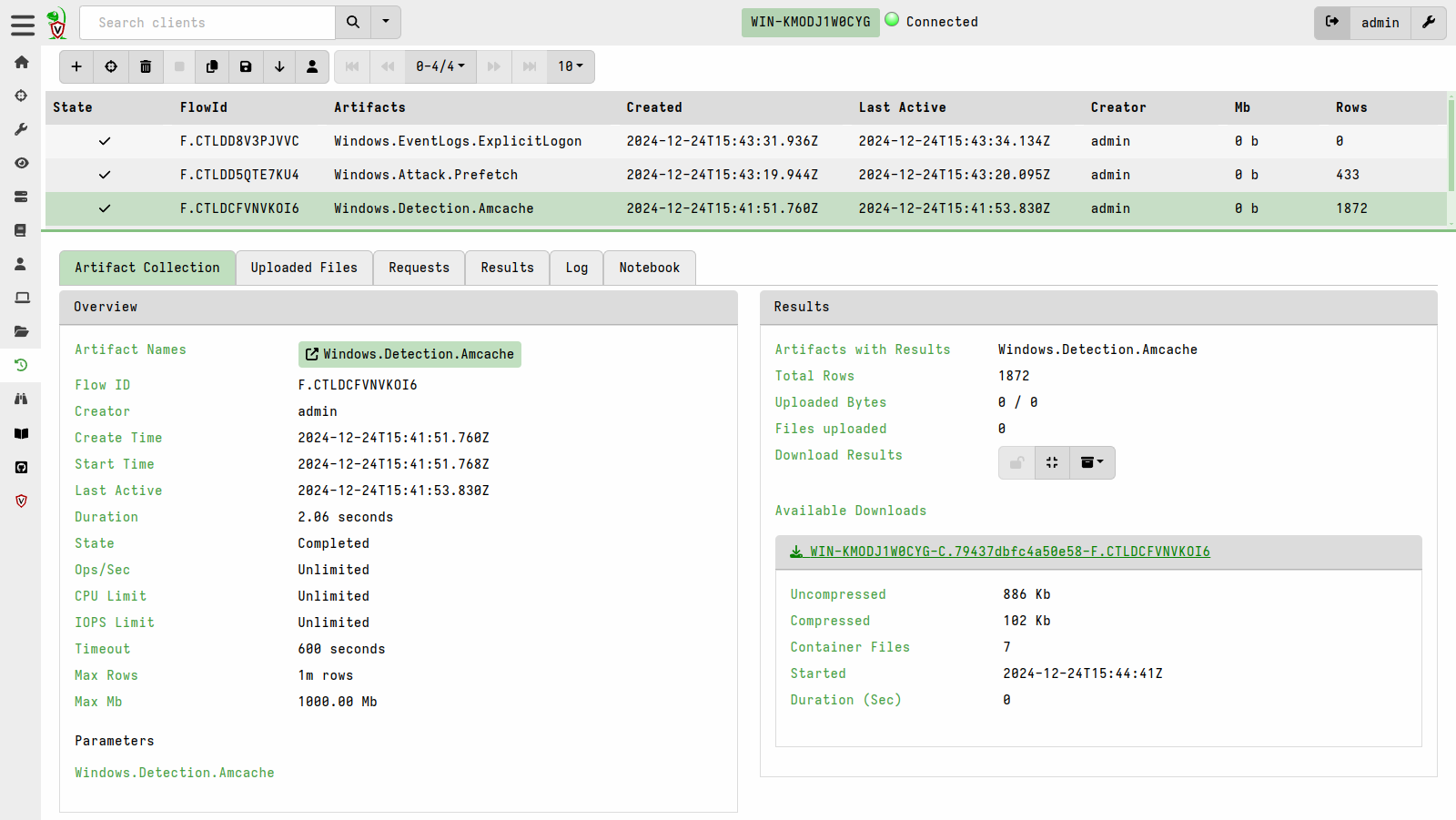 Collections page