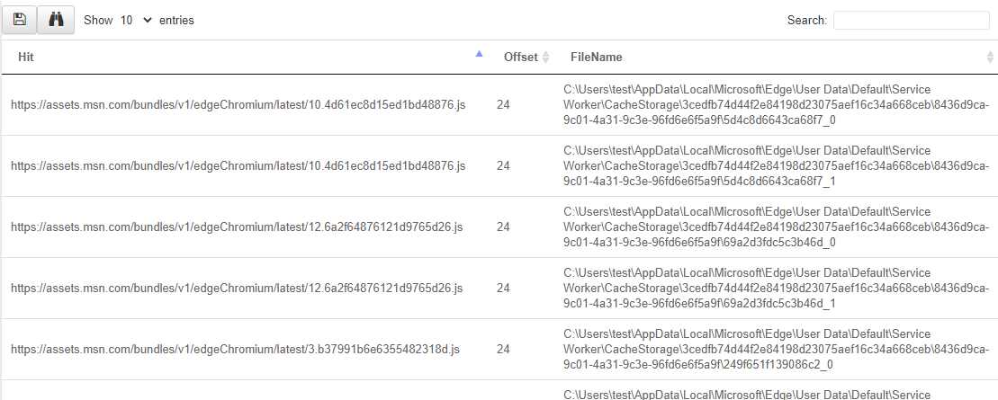 URL scanning